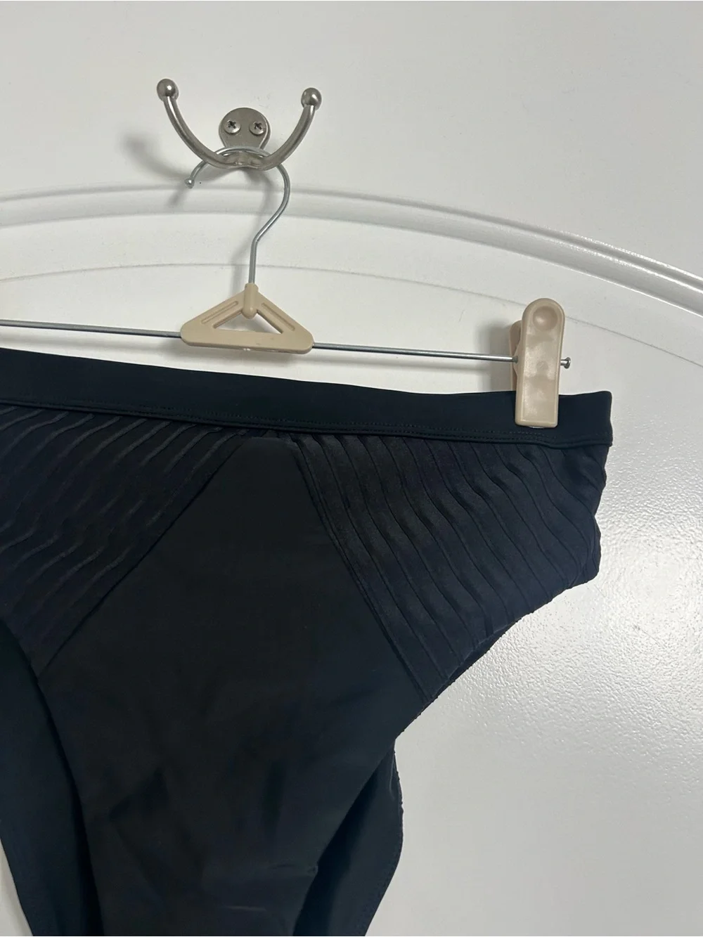 Lovers and Friends High-Cut Ribbed Black Bikini Bottom Size M vacation beach - Picture 5 of 10
